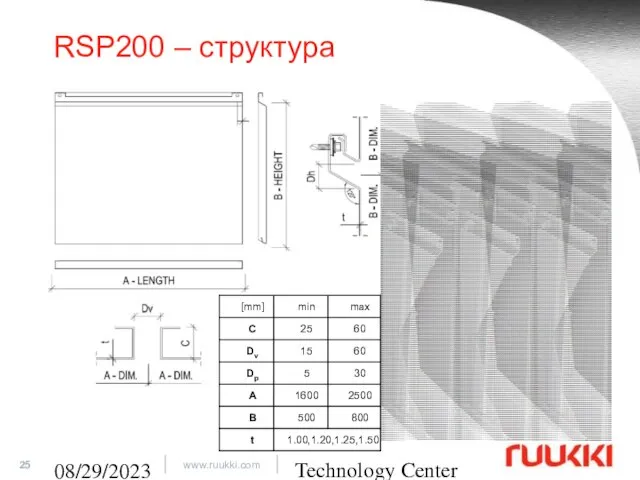 Technology Center 08/29/2023 RSP200 – структура