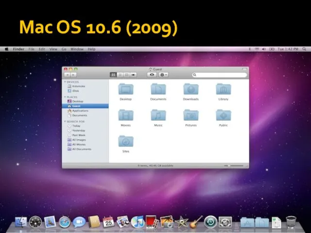 Mac OS 10.6 (2009)