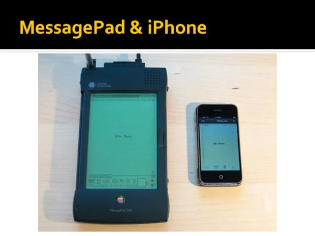 MessagePad & iPhone