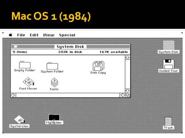 Mac OS 1 (1984)