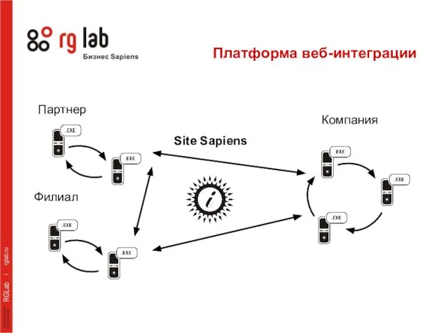 Site Sapiens Компания Партнер Филиал Платформа веб-интеграции