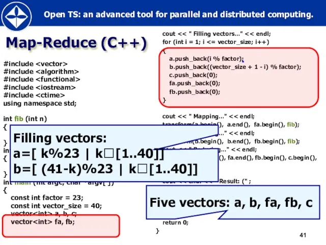 Map-Reduce (C++) #include #include #include #include #include using namespace std; int