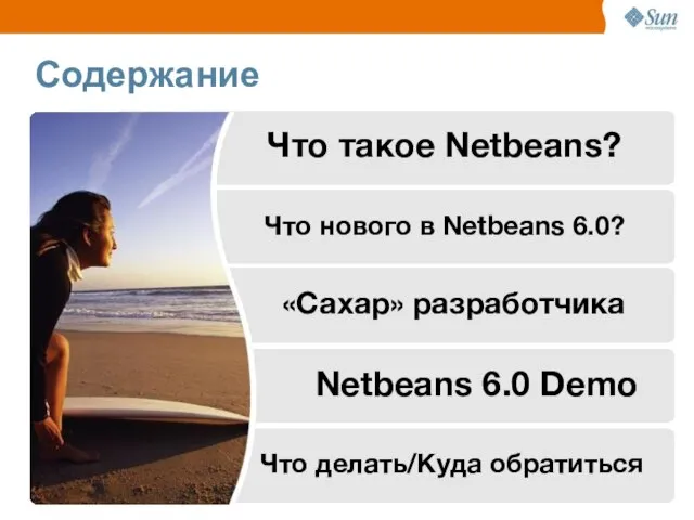 Что нового в Netbeans 6.0? Что такое Netbeans? Содержание «Сахар» разработчика