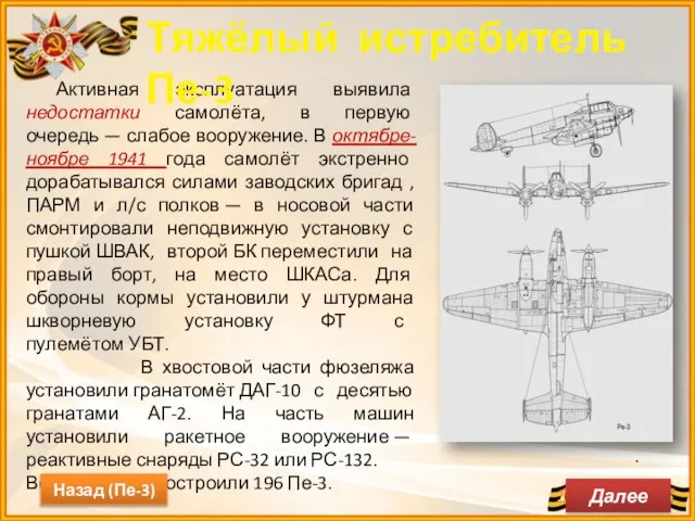 Активная эксплуатация выявила недостатки самолёта, в первую очередь — слабое вооружение.