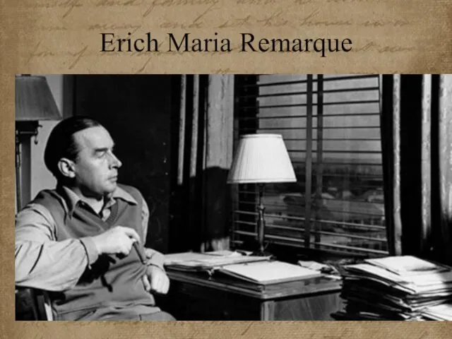 Erich Maria Remarque