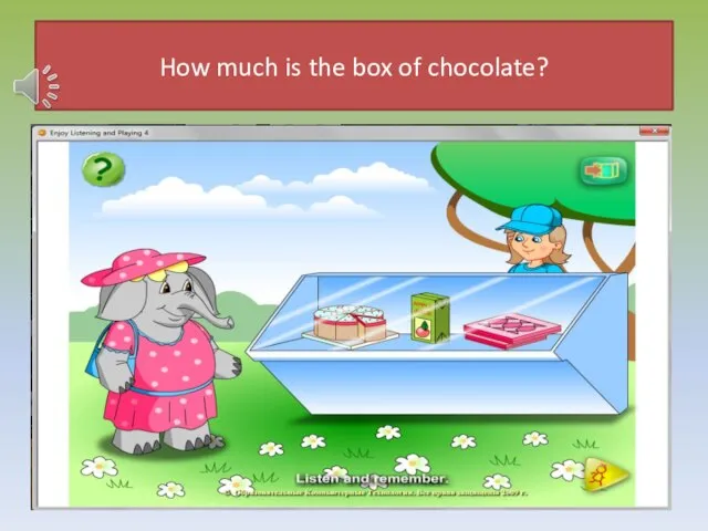 How much is the box of chocolate?