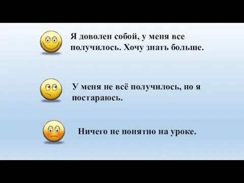 Я доволен собой, у меня все получилось. Хочу знать больше. У