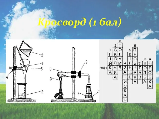 Кросворд (1 бал)