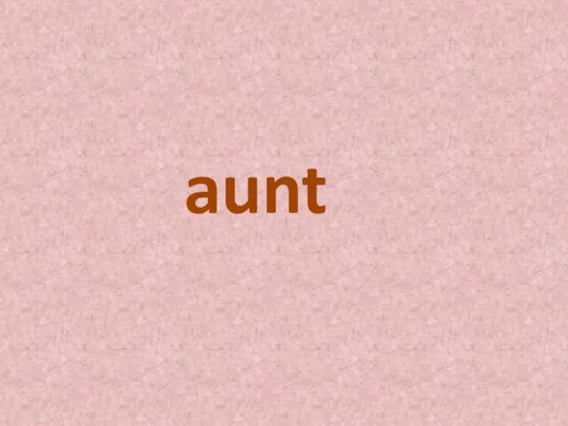 aunt