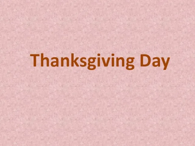 Thanksgiving Day