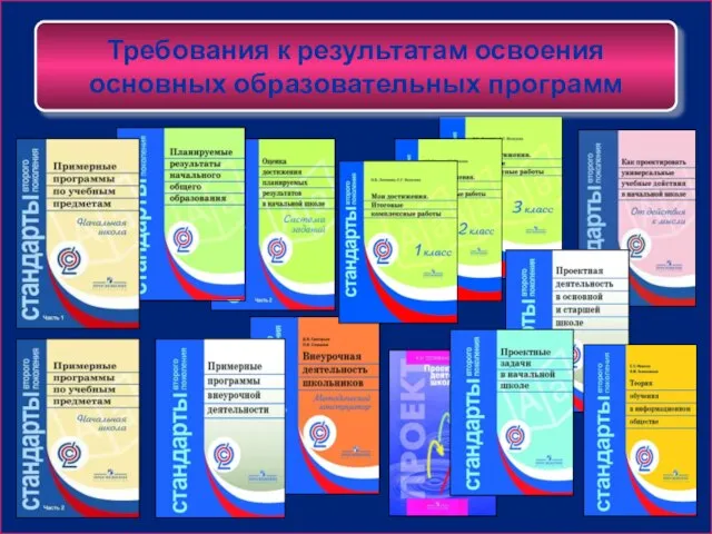 Требования к результатам освоения основных образовательных программ