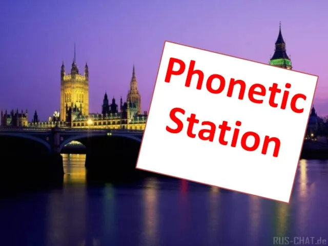Phonetic Station