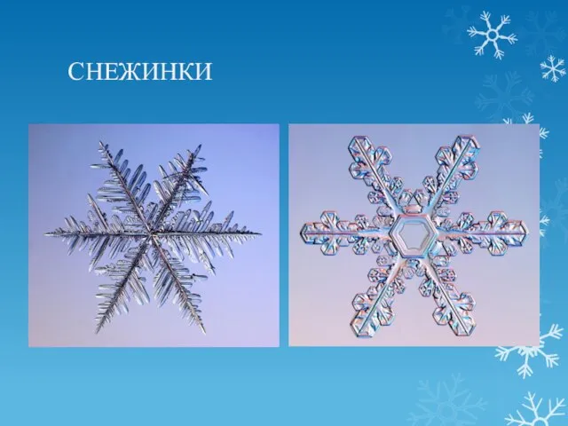 СНЕЖИНКИ