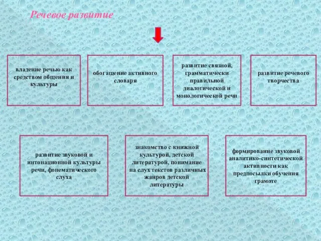 Речевое развитие владение речью как средством общения и культуры обогащение активного