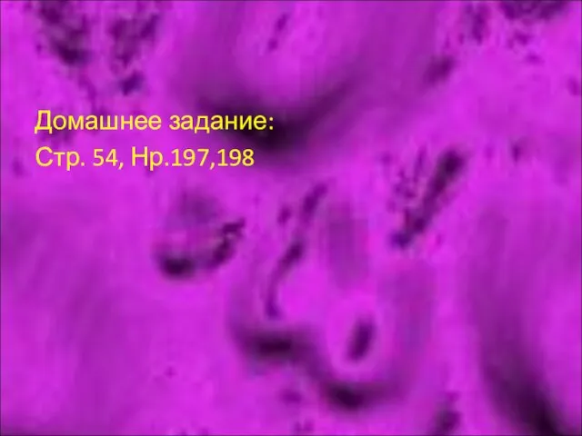 Домашнее задание: Стр. 54, Нр.197,198