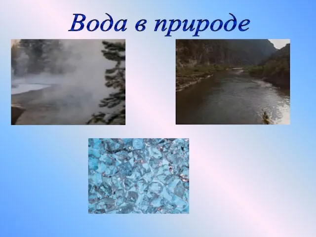 Вода в природе