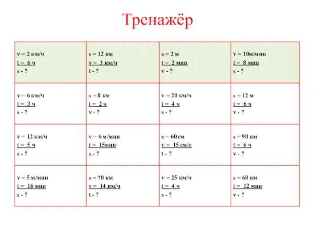 Тренажёр