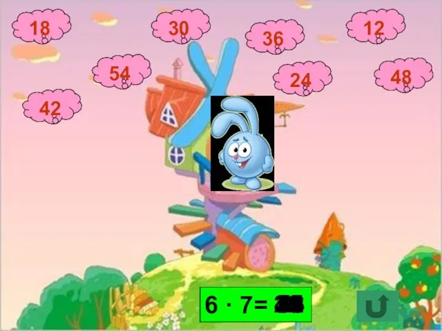 6 · 4= 6 · 9= 6 · 6= 6 ·