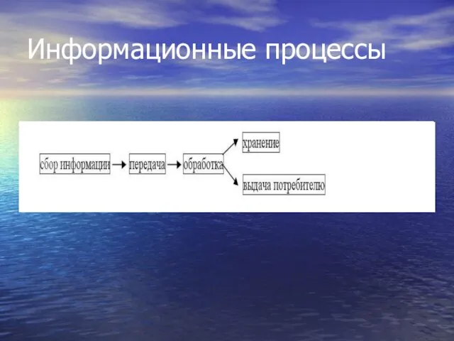 Информационные процессы