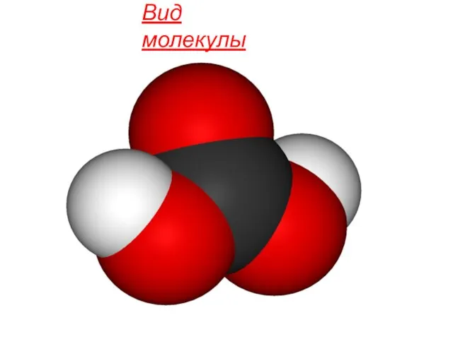 Вид молекулы