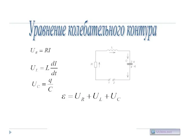 Уравнение колебательного контура