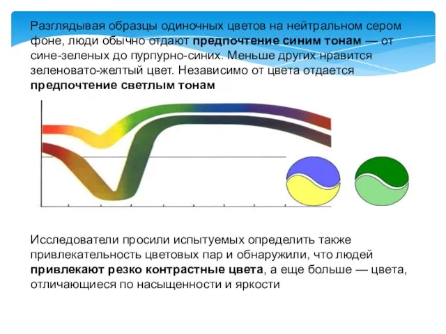 Разглядывая образцы одиночных цветов на нейтральном сером фоне, люди обычно отдают