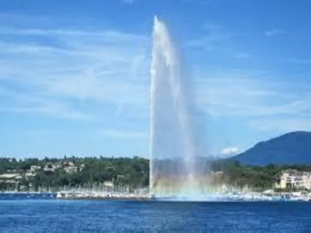 Швейцарія Женевське озеро