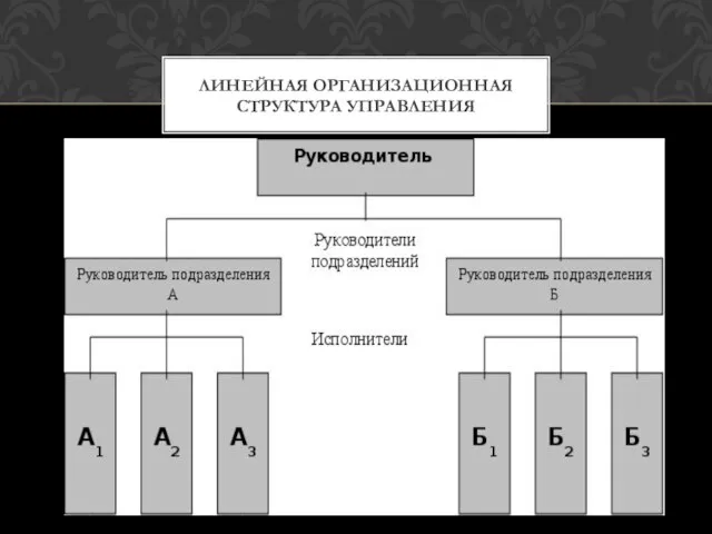Линейная организационная структура управления