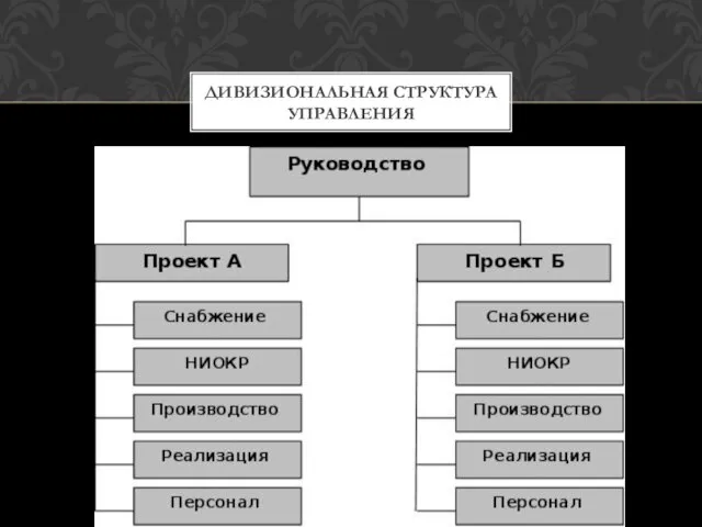 Дивизиональная структура управления