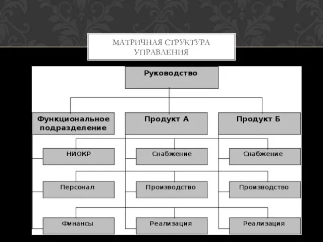 Матричная структура управления