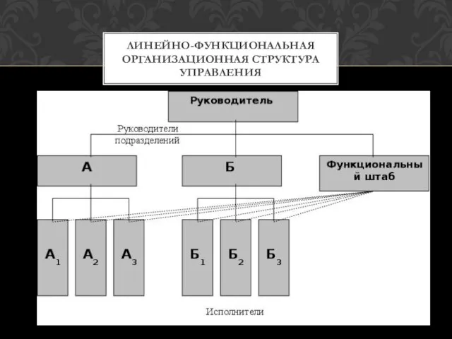 Линейно-Функциональная организационная структура управления