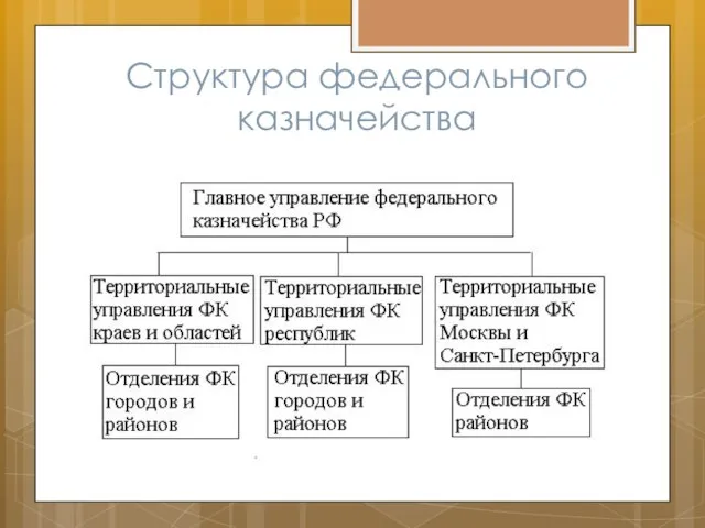 Структура федерального казначейства