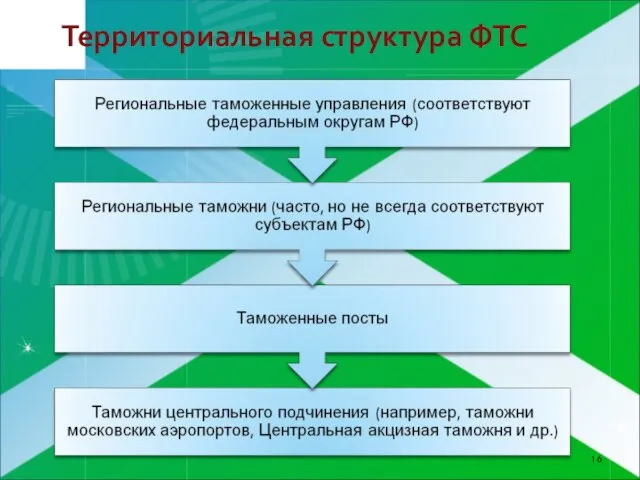 Территориальная структура ФТС