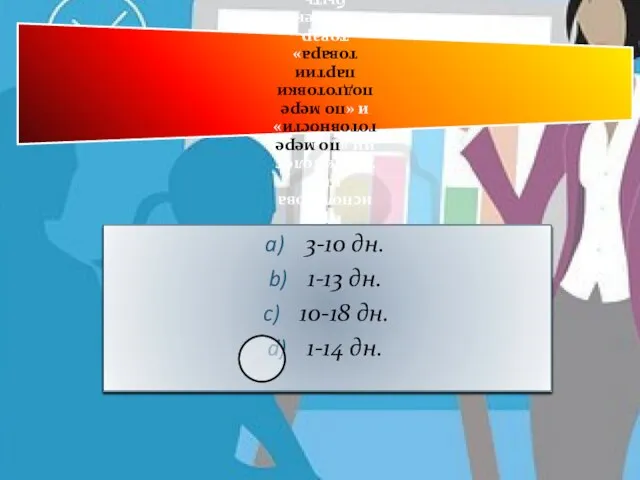 3-10 дн. 1-13 дн. 10-18 дн. 1-14 дн.