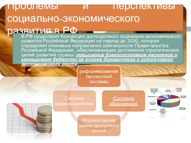 Проблемы и перспективы социально-экономического развития в РФ В РФ существует Концепция