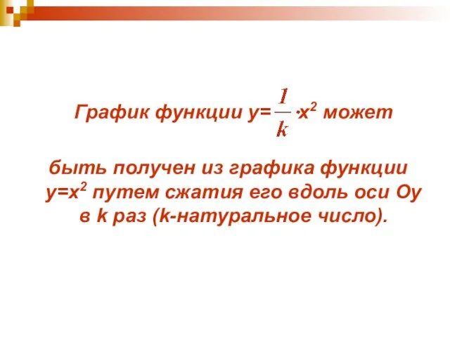 График функции у= x2 может быть получен из графика функции у=x2