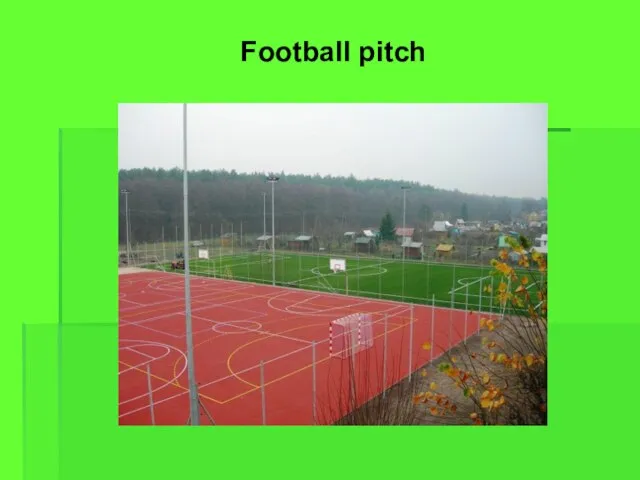 Football pitch