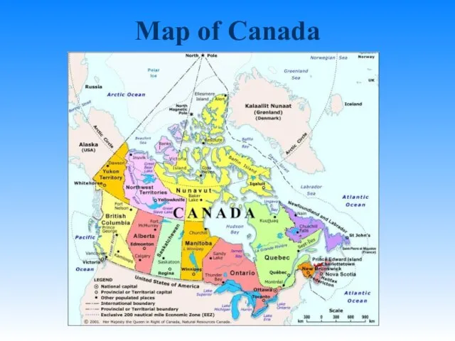 Map of Canada