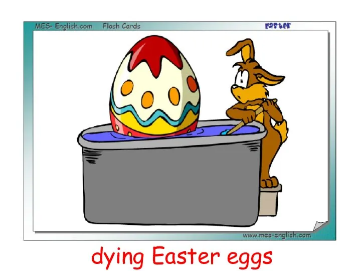 dying Easter eggs