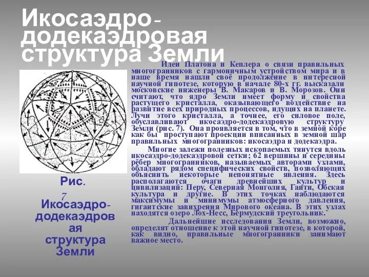 Идеи Платона и Кеплера о связи правильных многогранников с гармоничным устройством