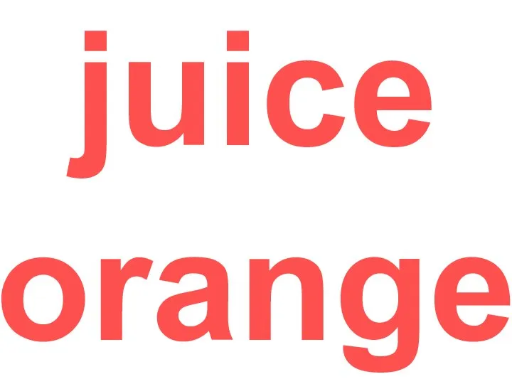 juice orange