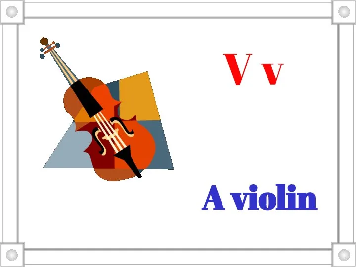 A violin V v