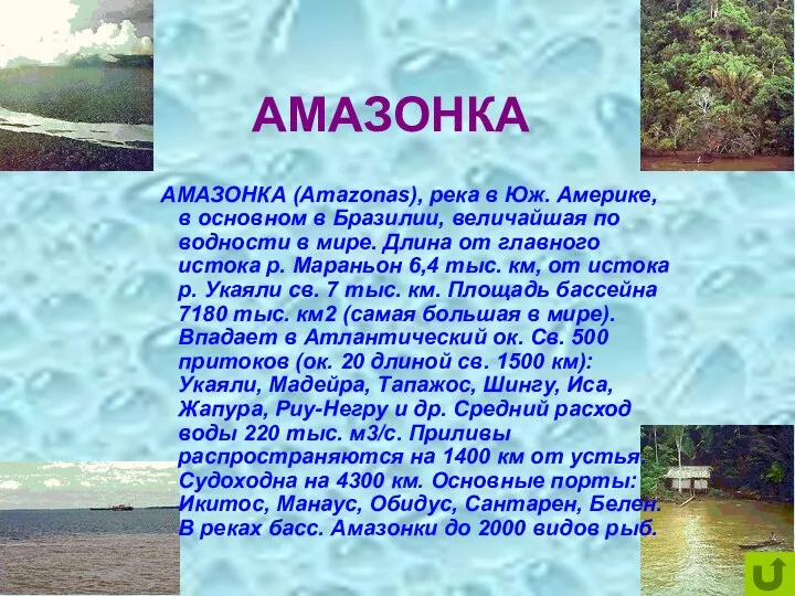 АМАЗОНКА АМАЗОНКА (Amazonas), река в Юж. Америке, в основном в Бразилии,