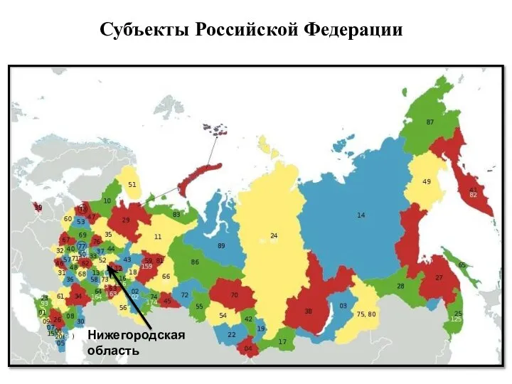 Субъекты Российской Федерации Нижегородская область