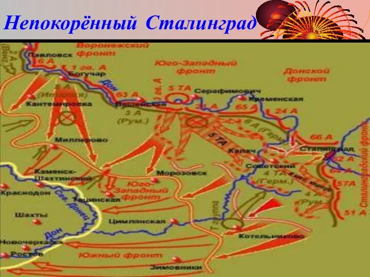 Непокорённый Сталинград Летом 1942 г. немцы заняли Ростов-на-Дону и через несколько