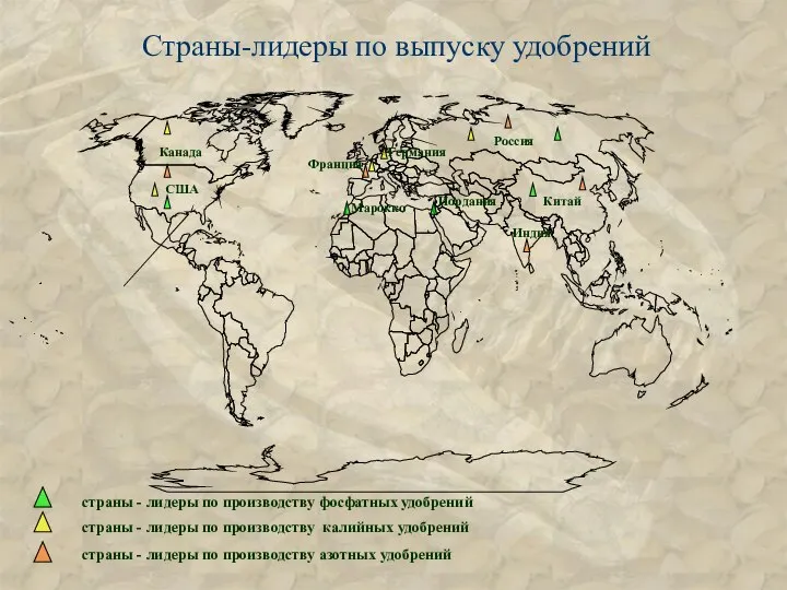 Страны-лидеры по выпуску удобрений