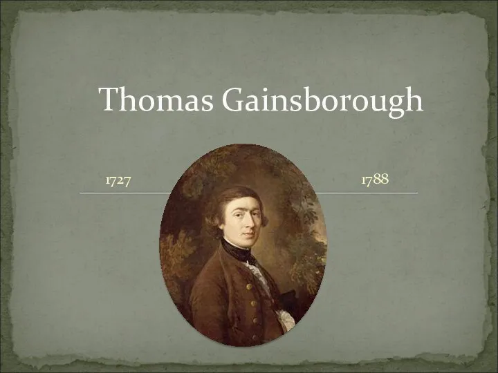 1788 Thomas Gainsborough 1727