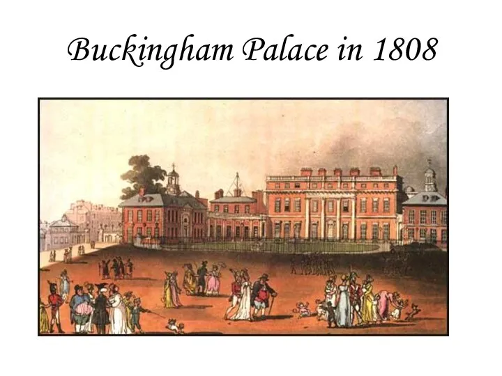 Buckingham Palace in 1808