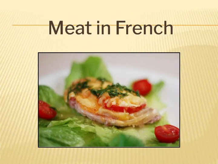 Meat in French