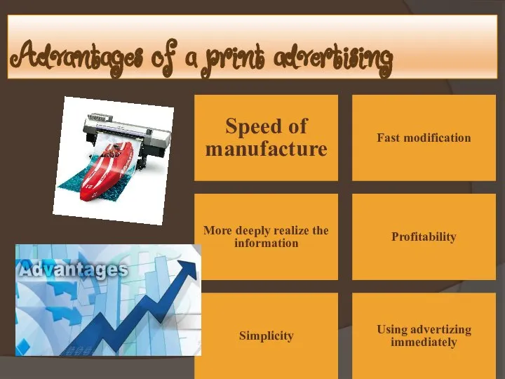 Advantages of a print advertising